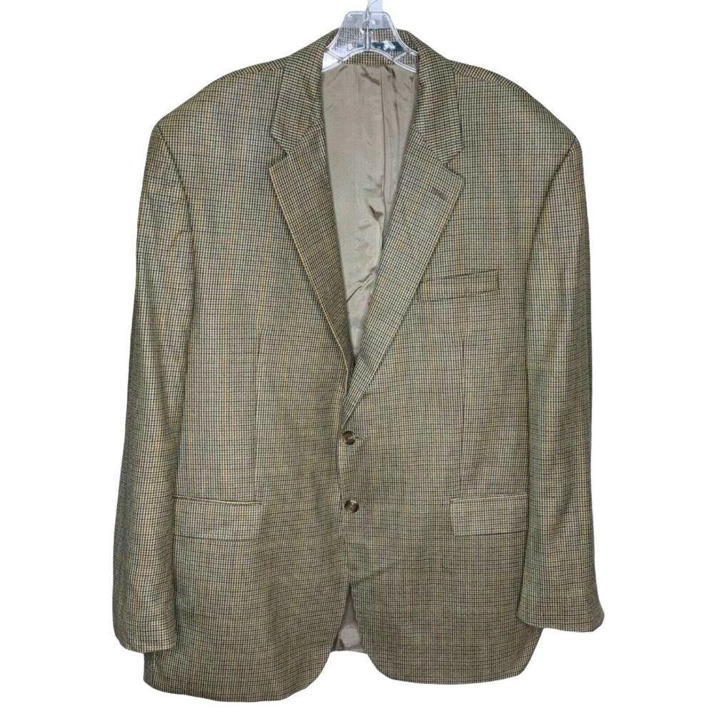 Lauren‎ Ralph Lauren Men's Blazer Houndstooth Brown